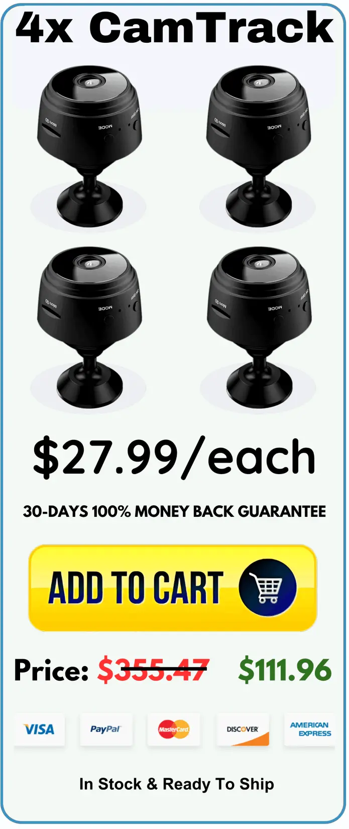 CamTrack offer package price 